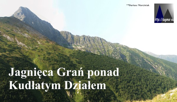 Jagnięca Grań ponad Kudłatym Działem